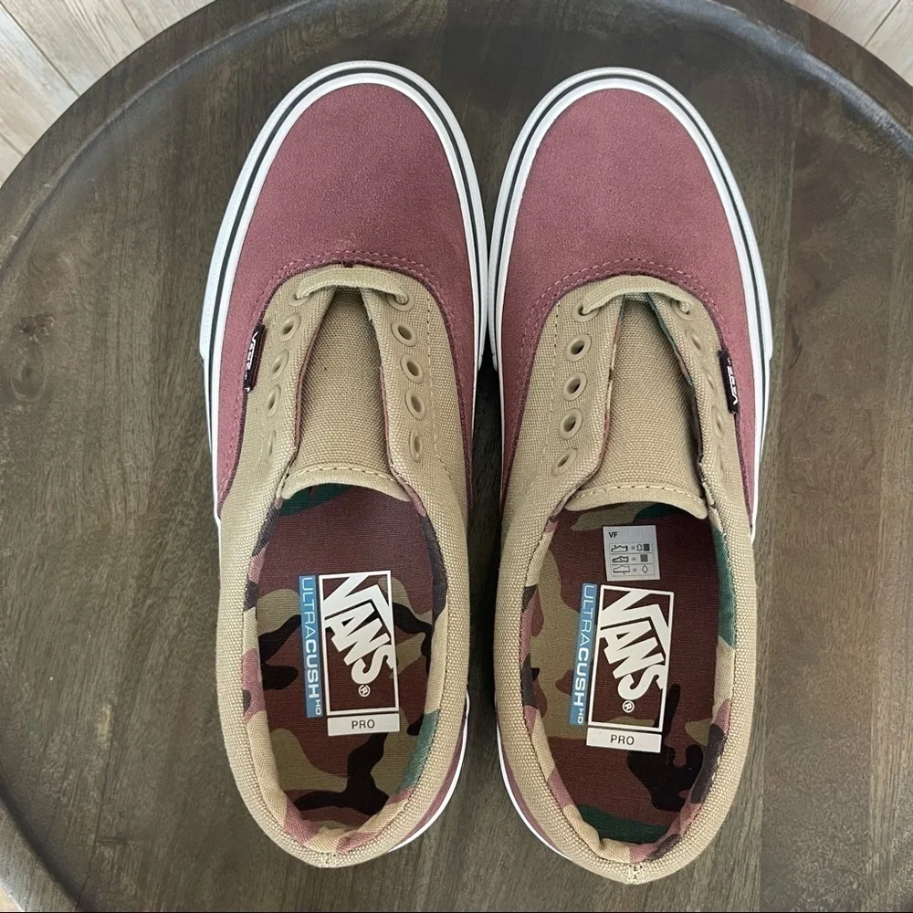 Vans Era Pro “Camo/Rose Taupe” Sneaker Size 9.5 Women